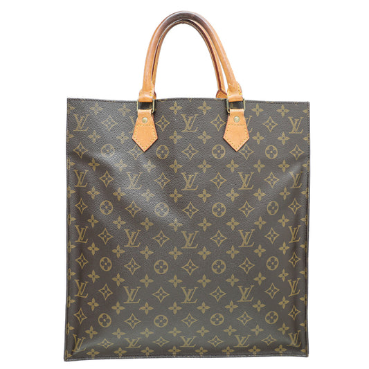 Louis Vuitton   Monogram Sac Plat Tote MM Bag