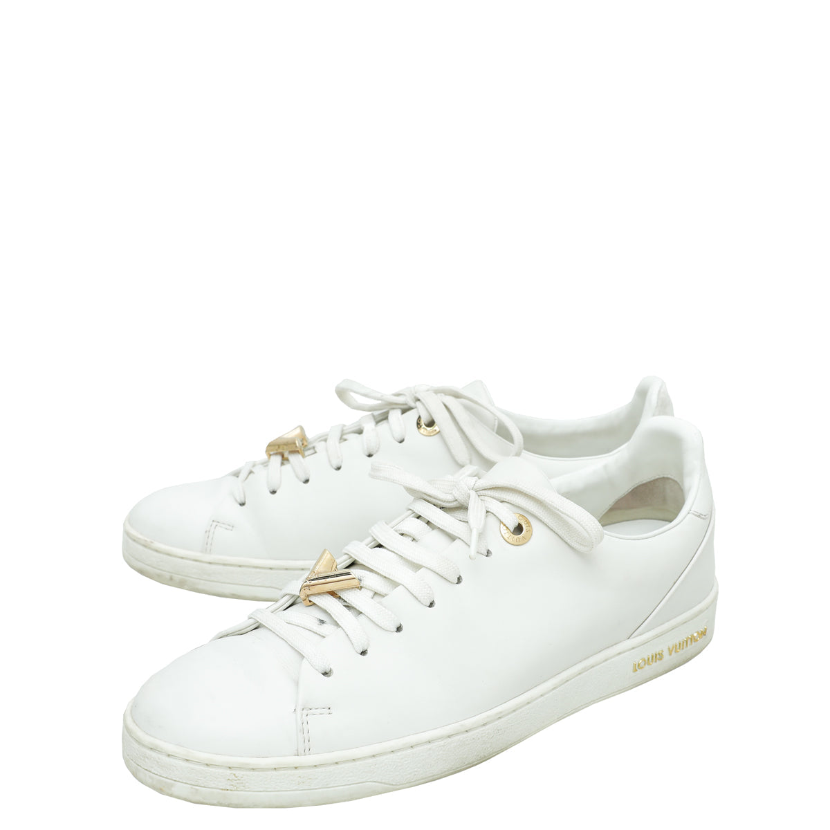 Louis Vuitton White Frontrow V Sneakers 38