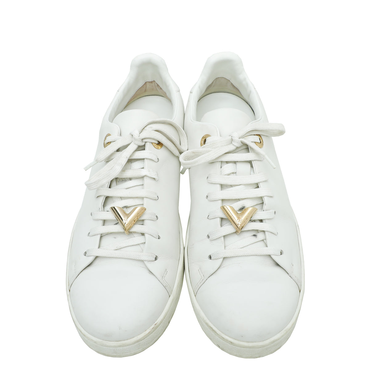 Louis Vuitton White Frontrow V Sneakers 38