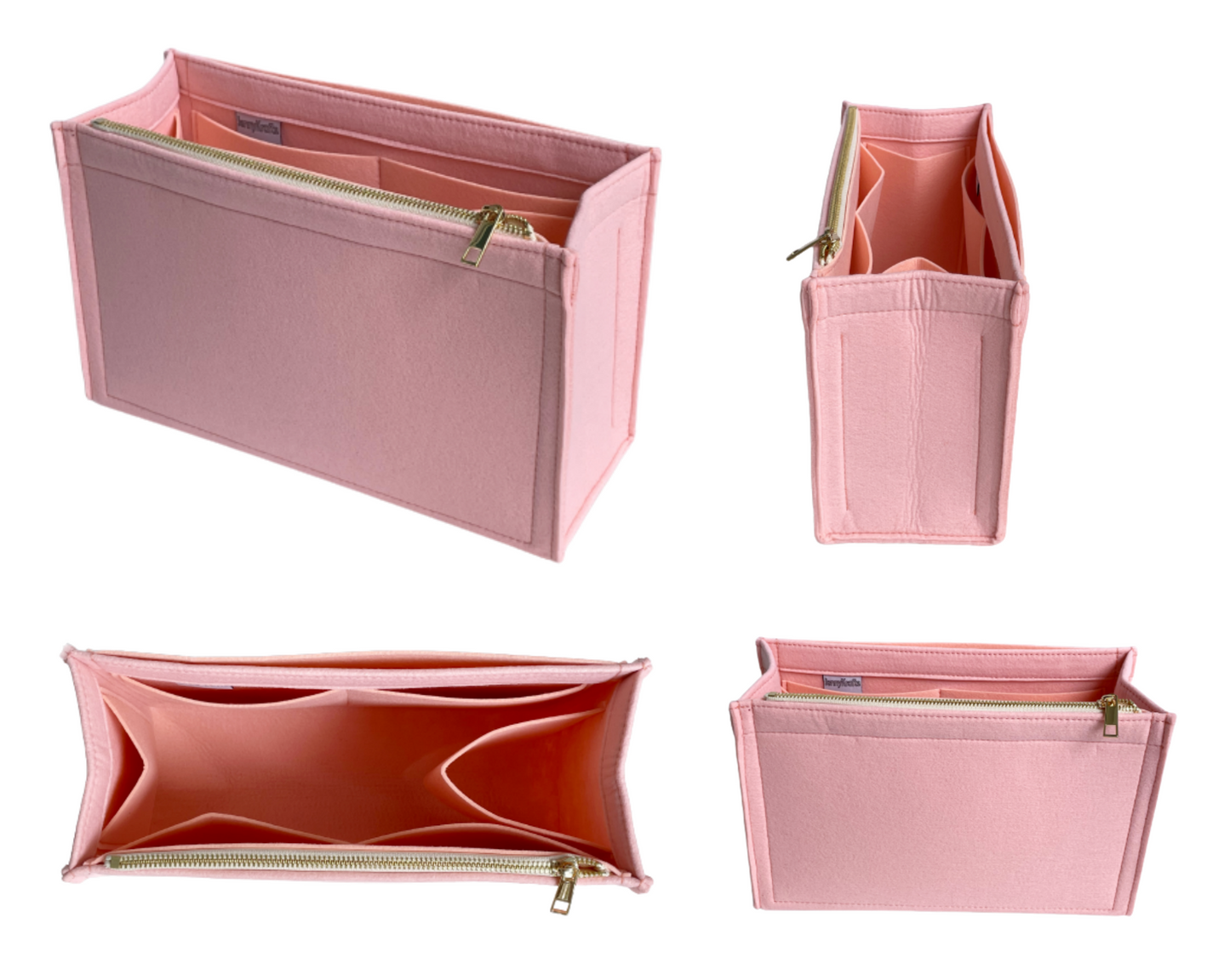 Organizer For [Padlock Small GG Shoulder Bag]Felt Purse Insert (Curved Sides)