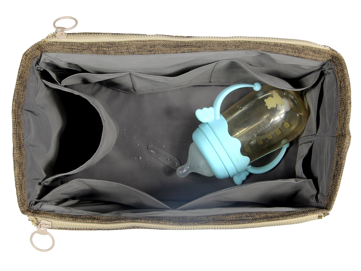 [LV Onthego GM (Large)] Waterproof Linen Bag Organizer - Customized Purse Insert, Tote Liner Protector, Handbag Organiser (Type D)