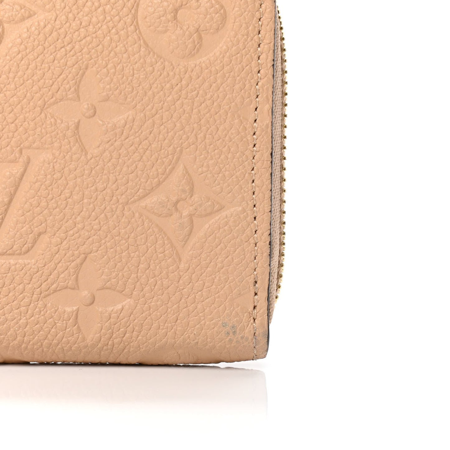 LU VI -  CLEMENCE MONOGRAM EMPREINTE LEATHER WALLET