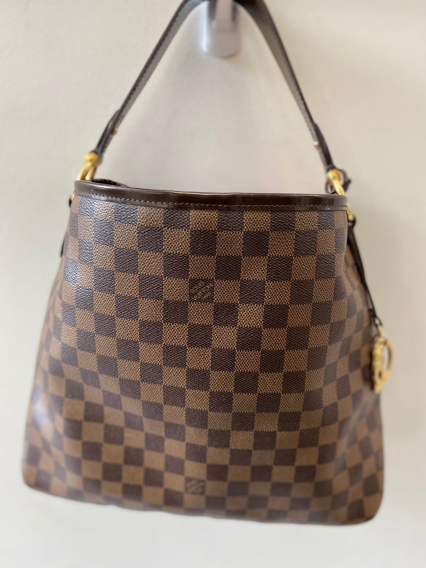 LU VI -  DAMIER EBENE DELIGHTFUL MM HANDBAG