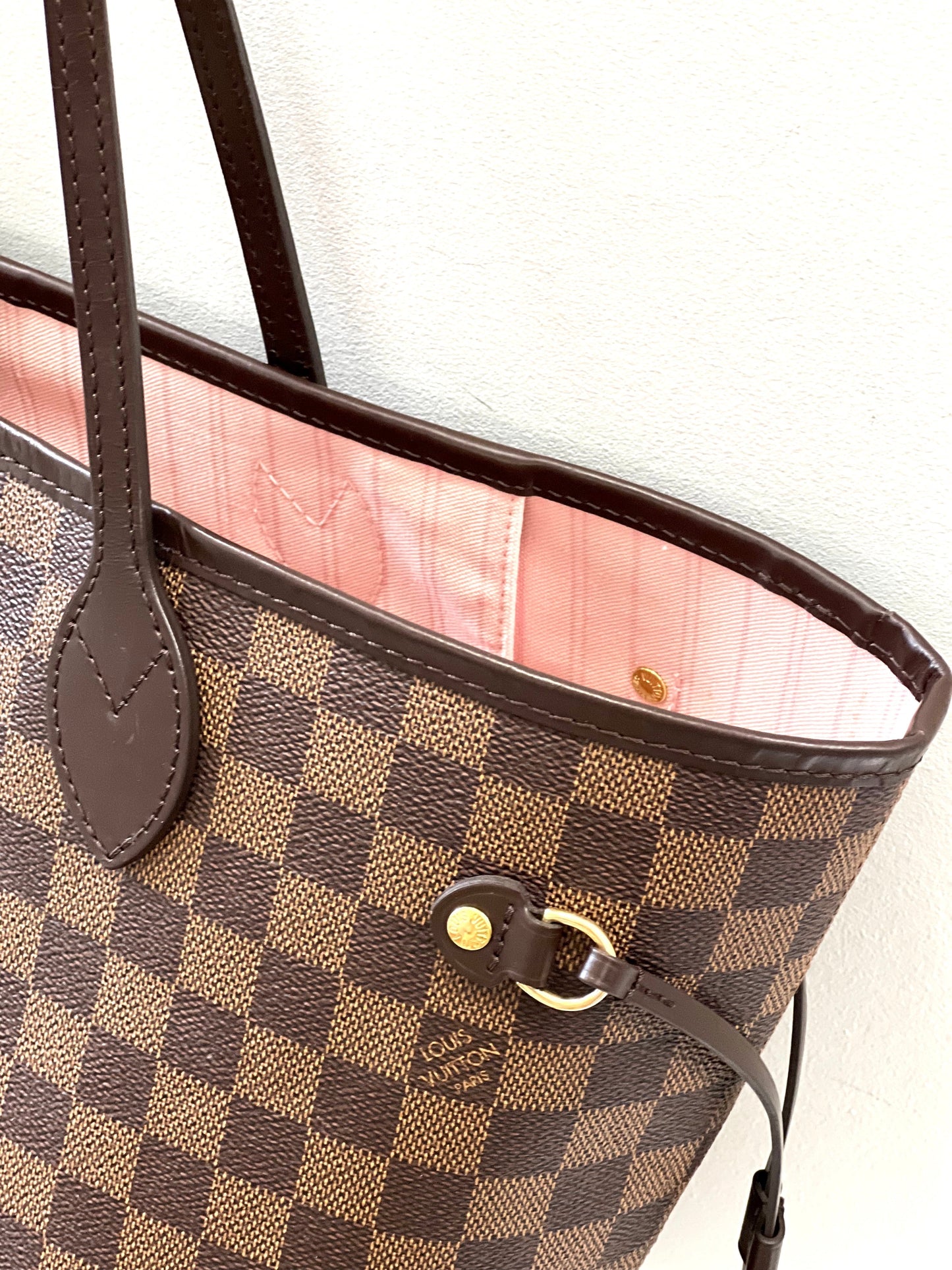 LU VI -  DAMIER EBENE NEVERFULL MM TOTE BAG
