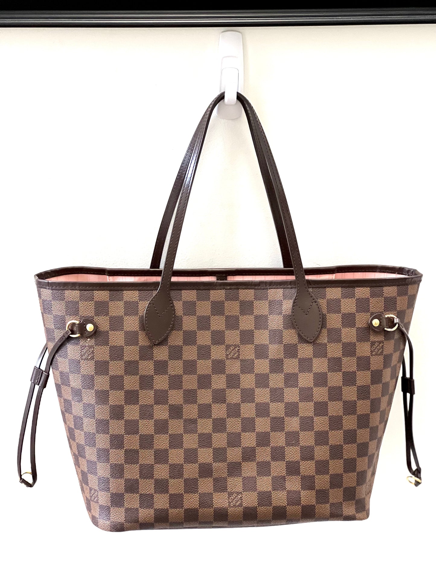 LU VI -  DAMIER EBENE NEVERFULL MM TOTE BAG