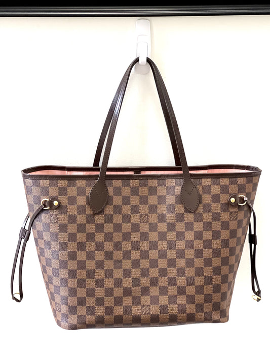 LU VI -  DAMIER EBENE NEVERFULL MM TOTE BAG
