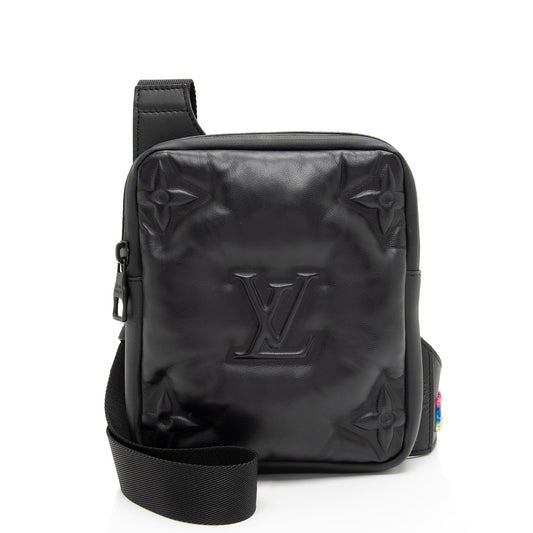 Louis Vuitton Giant Monogram Puffer Lambskin A4 Sling Bag (SHF-ARCDQH)