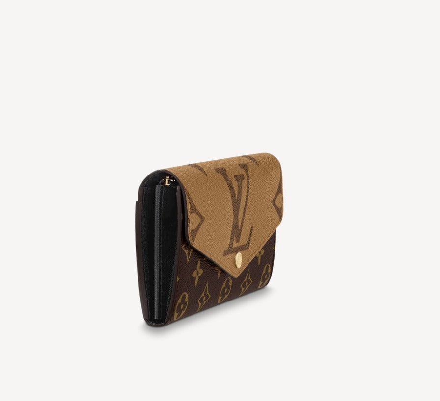 LU VI -  GIANT MONOGRAM SARAH WALLET