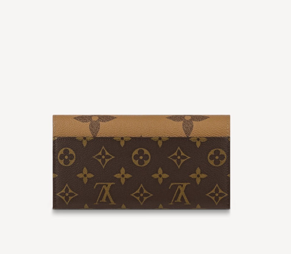 LU VI -  GIANT MONOGRAM SARAH WALLET