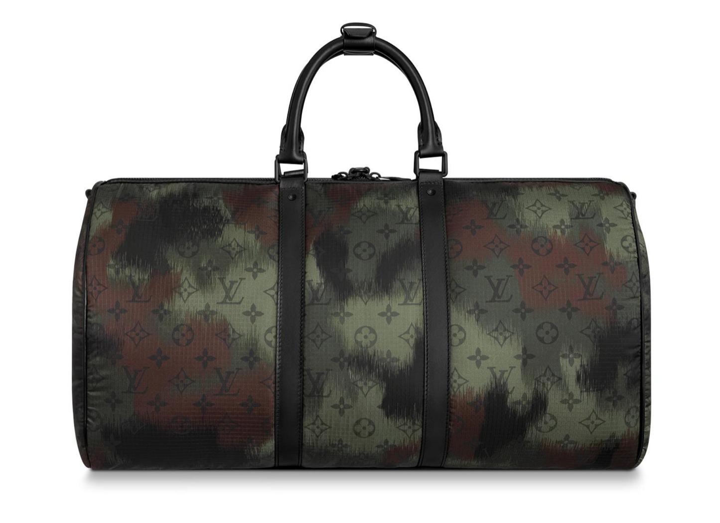 LU VI -  KEEPALL BANDOULIERE 50 NYLO CAMO LIMITED EDITION BAG