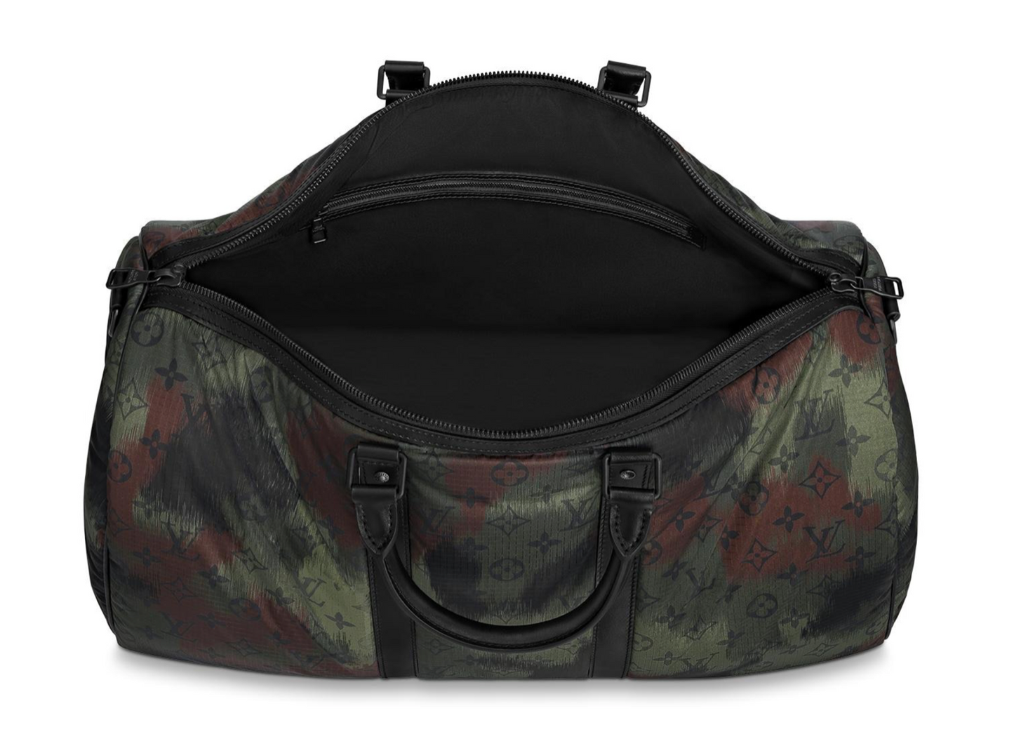 LU VI -  KEEPALL BANDOULIERE 50 NYLO CAMO LIMITED EDITION BAG