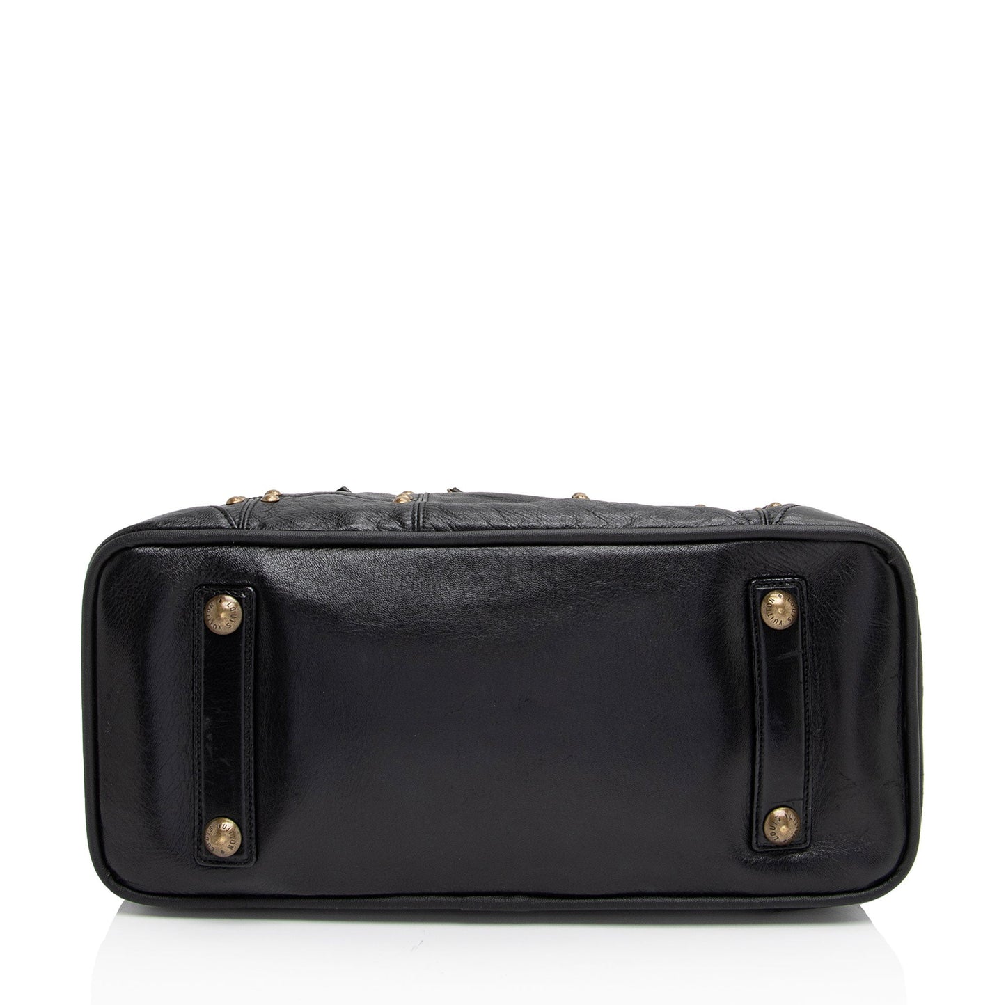 Louis Vuitton Limited Edition Lambskin Riveting Satchel (SHF-qoeOQg)
