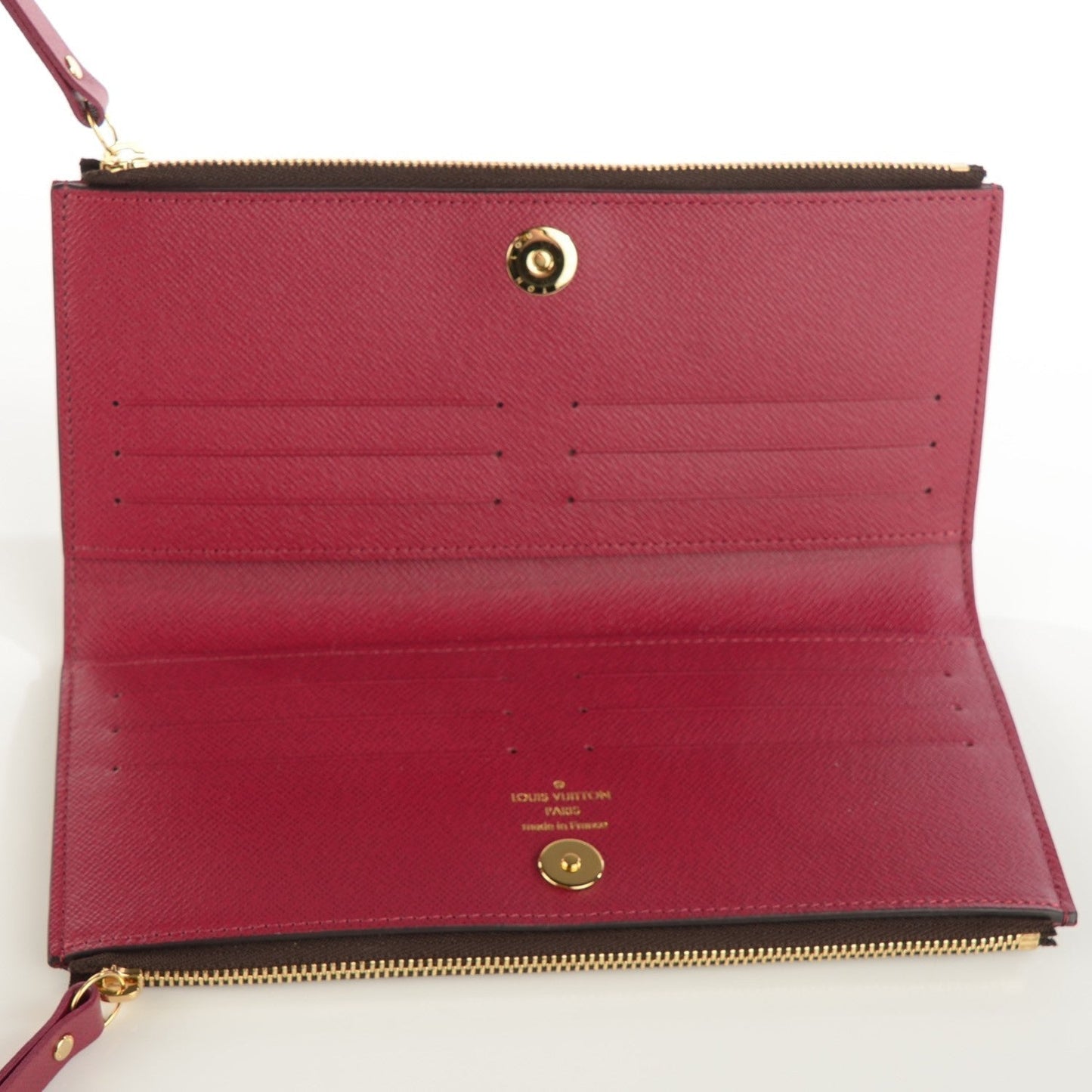 LU VI -  ADELE MONOGRAM CANVAS WALLET