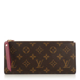 LU VI -  ADELE MONOGRAM CANVAS WALLET