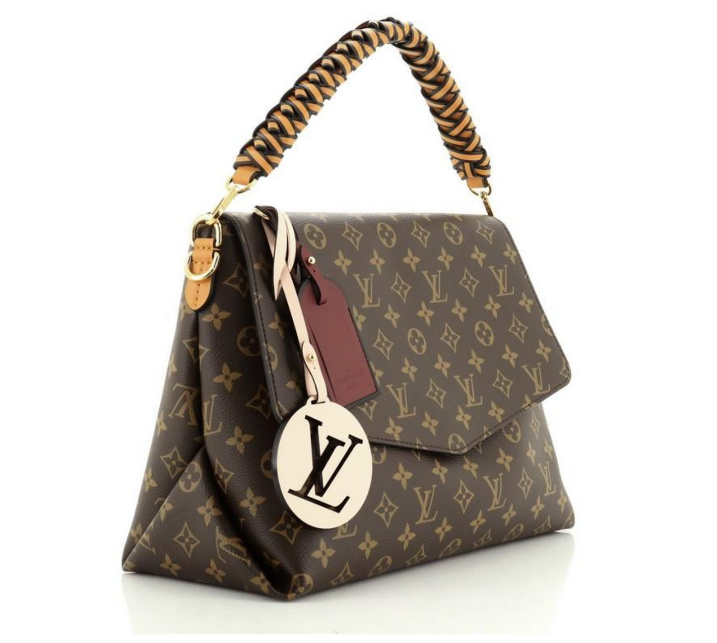 LU VI -  MONOGRAM BEAUBOURG MM BAG-SAFRAN IMPERIAL