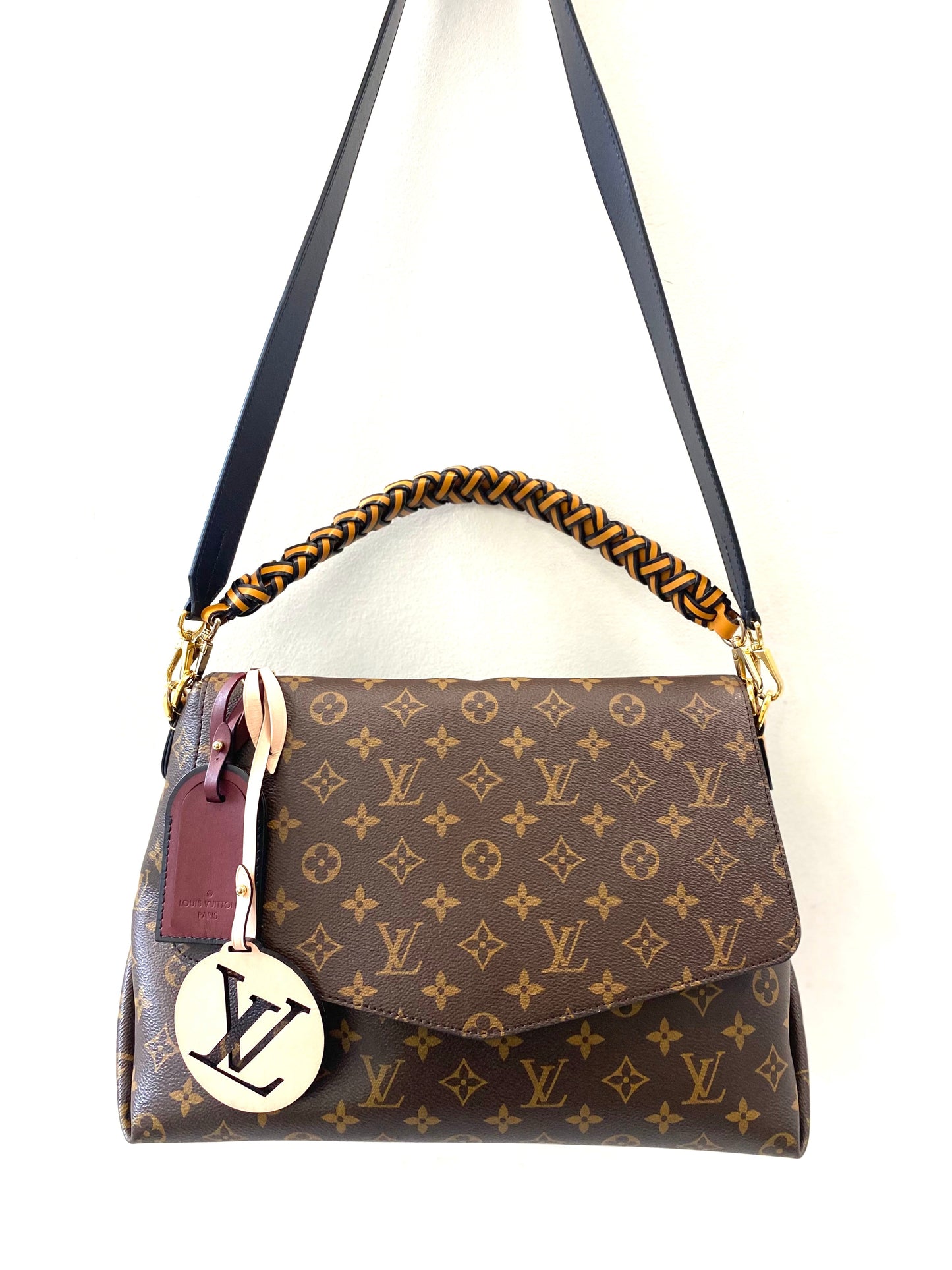 LU VI -  MONOGRAM BEAUBOURG MM BAG-SAFRAN IMPERIAL