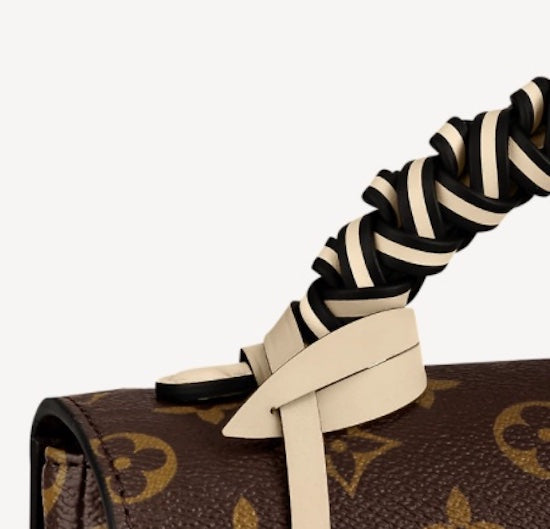 LU VI -  MONOGRAM BRAIDED POCHETTE M?TIS