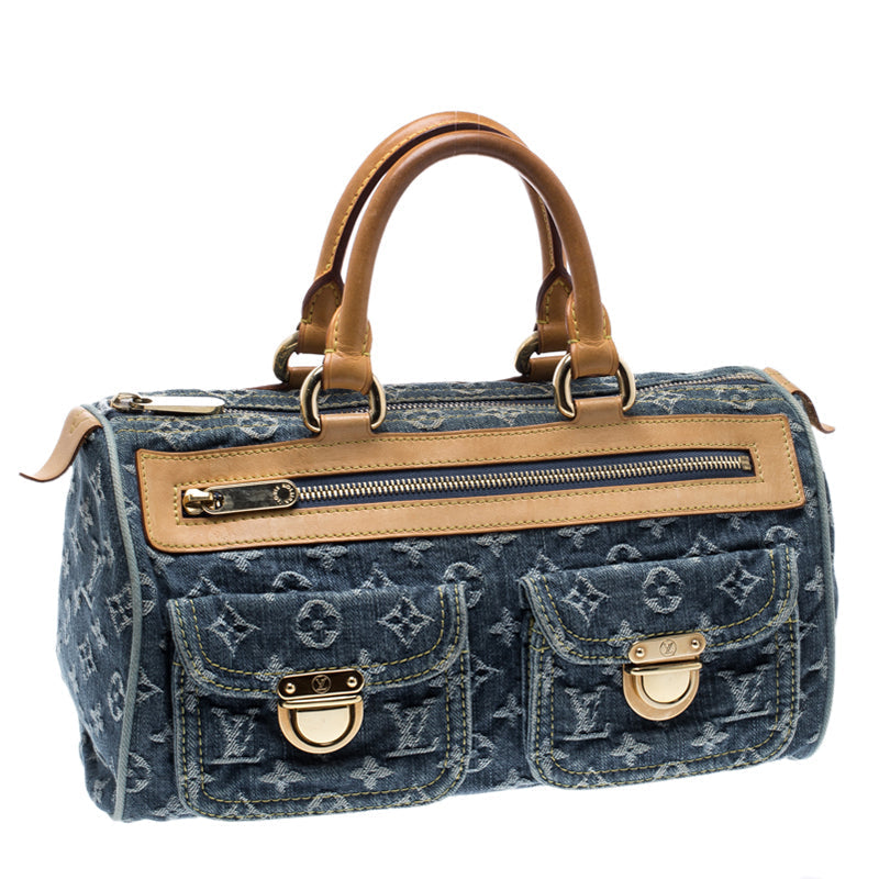LU VI -  MONOGRAM DENIM NEO SPEEDY BAG