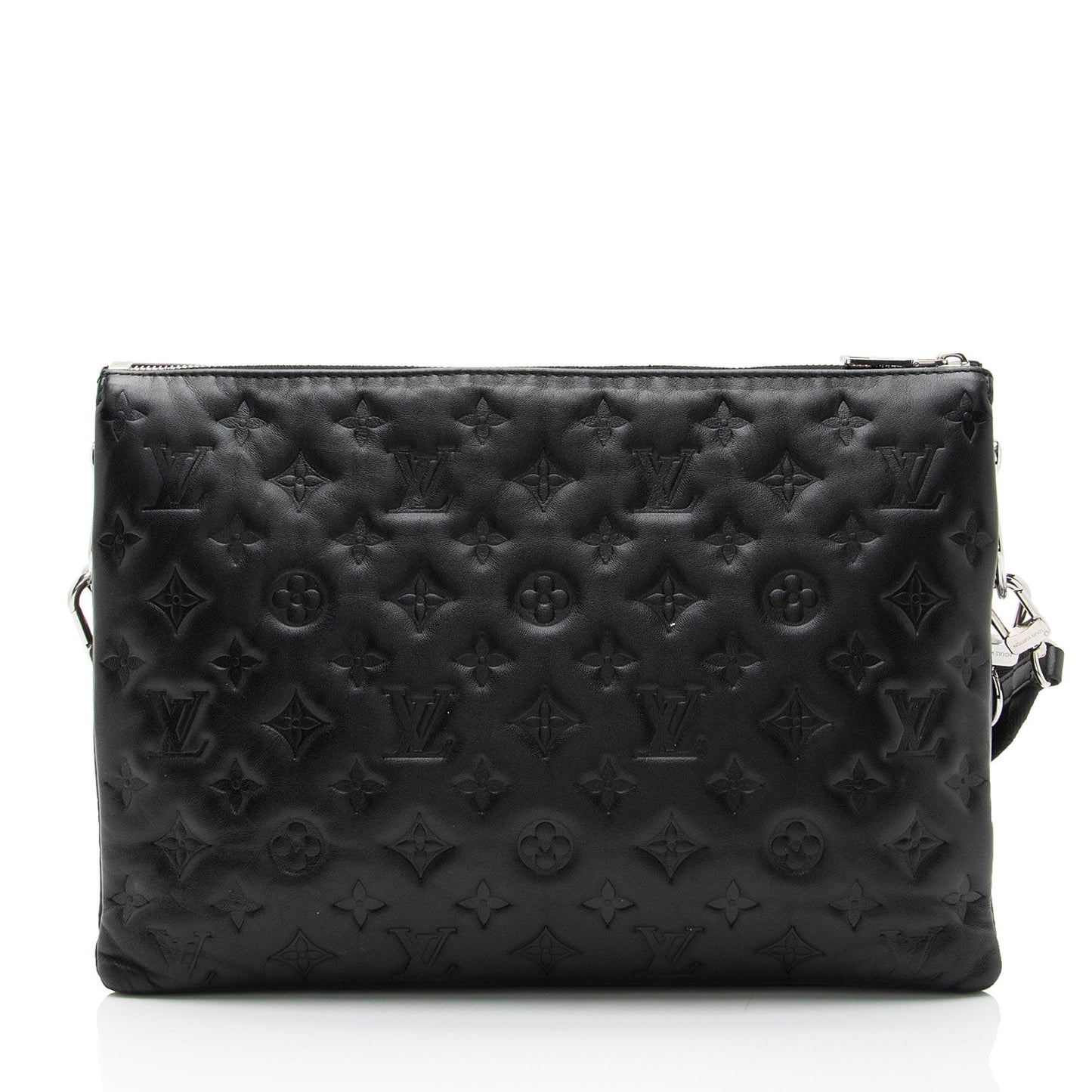 Louis Vuitton Monogram Embossed Lambskin Coussin MM Shoulder Bag (SHF-c3KGRN)