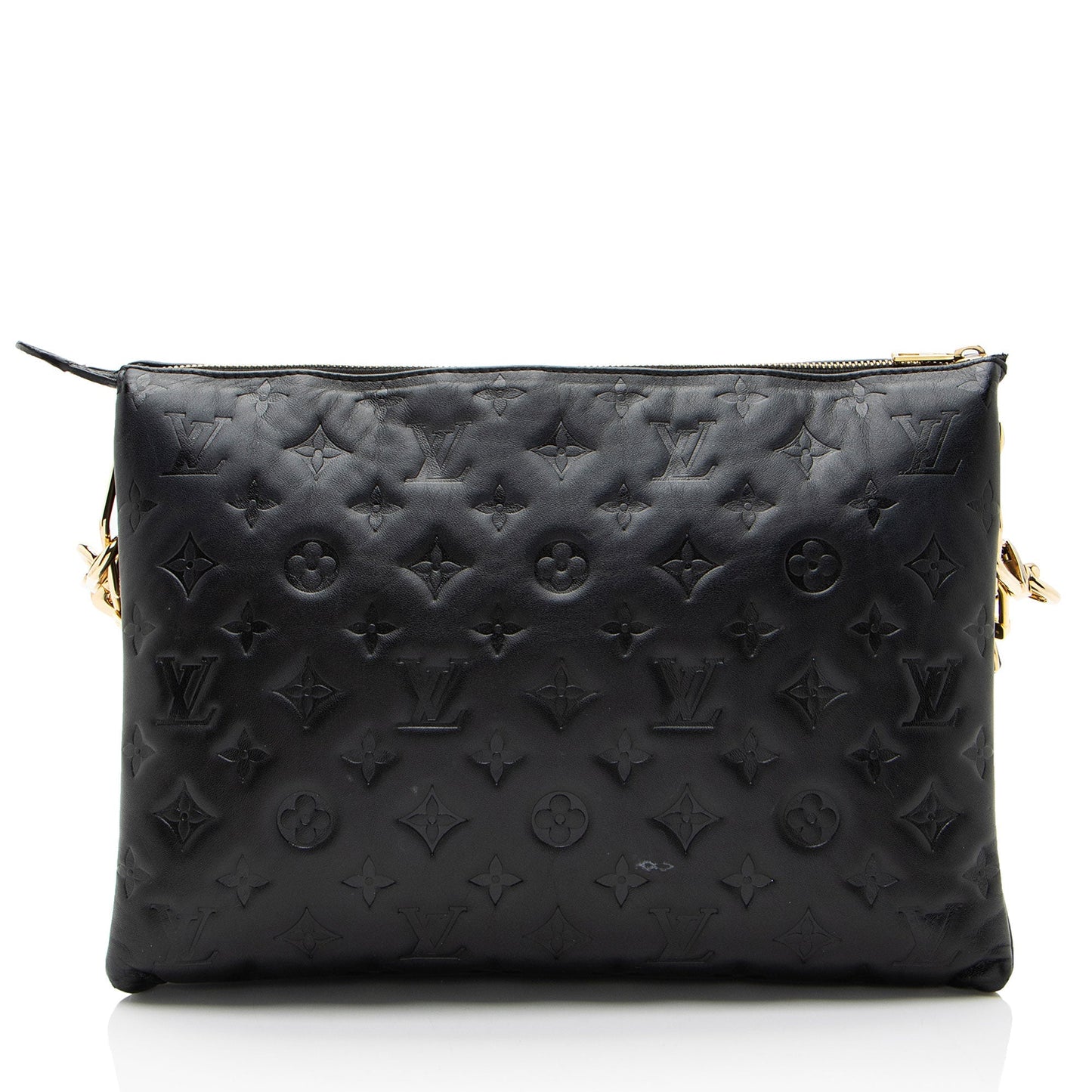 Louis Vuitton Monogram Embossed Lambskin Coussin MM Shoulder Bag