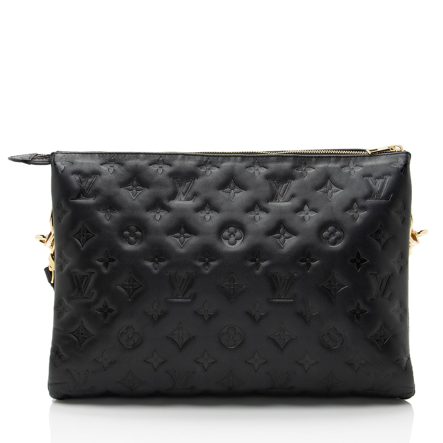 Louis Vuitton Monogram Embossed Lambskin Coussin MM Shoulder Bag
