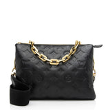 Louis Vuitton Monogram Embossed Lambskin Coussin PM Shoulder Bag (SHF-4qrMA6)