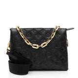 Louis Vuitton Monogram Embossed Lambskin Coussin PM Shoulder Bag (SHF-Y5gEUo)