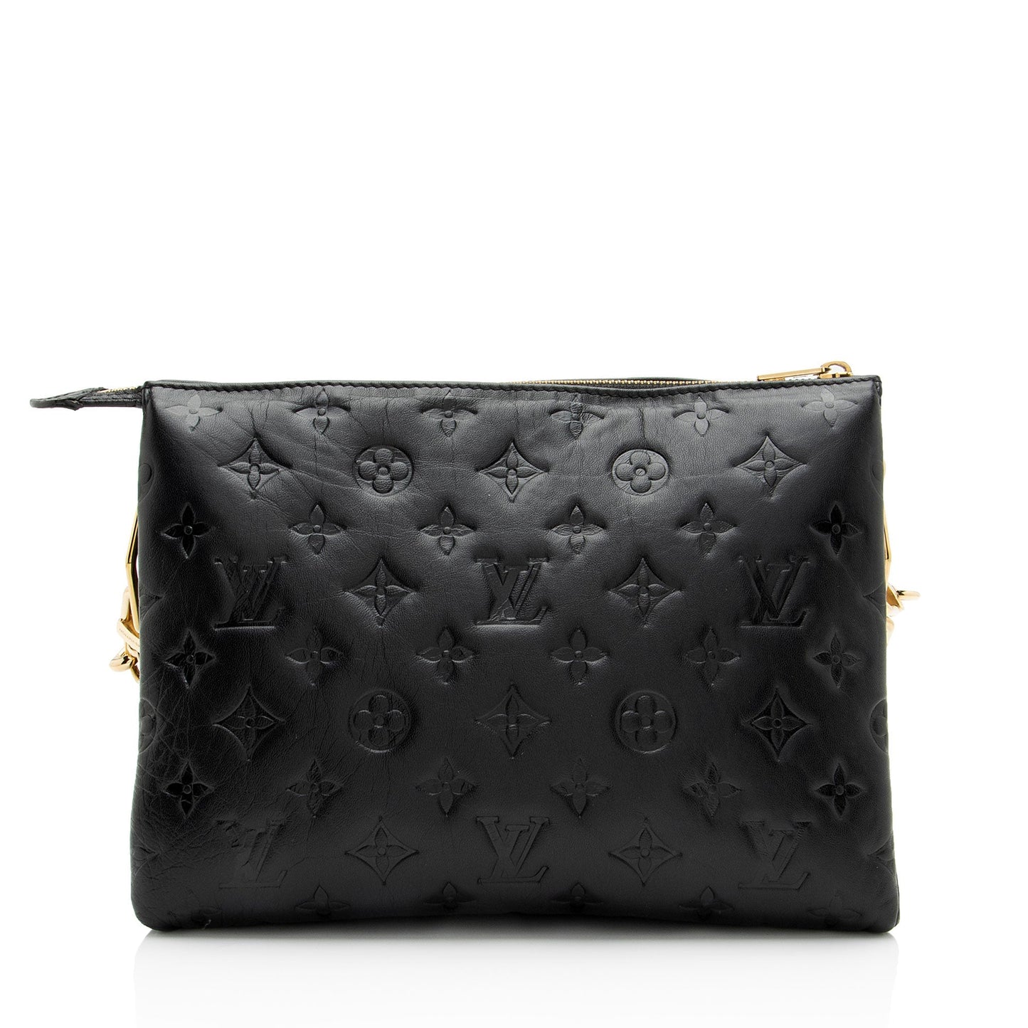 Louis Vuitton Monogram Embossed Lambskin Coussin PM Shoulder Bag