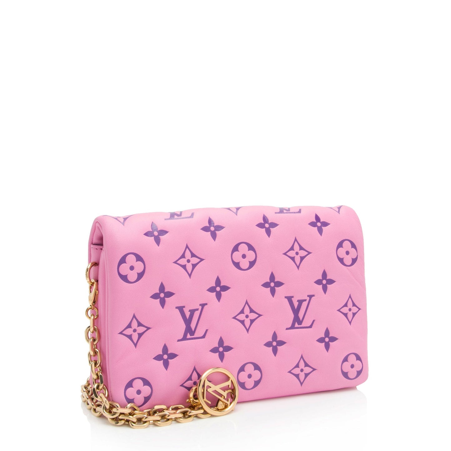 Louis Vuitton Monogram Embossed Lambskin Coussin Pochette (SHF-oTUif1)