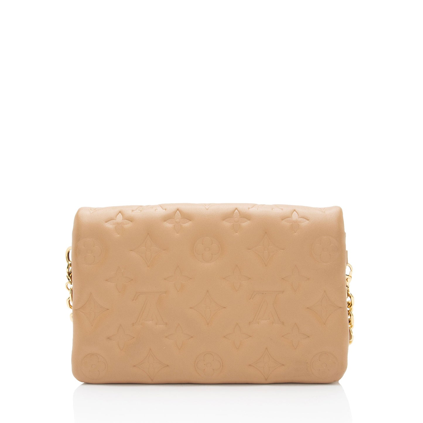 Louis Vuitton Monogram Embossed Lambskin Coussin Pochette (SHF-SesFbD)