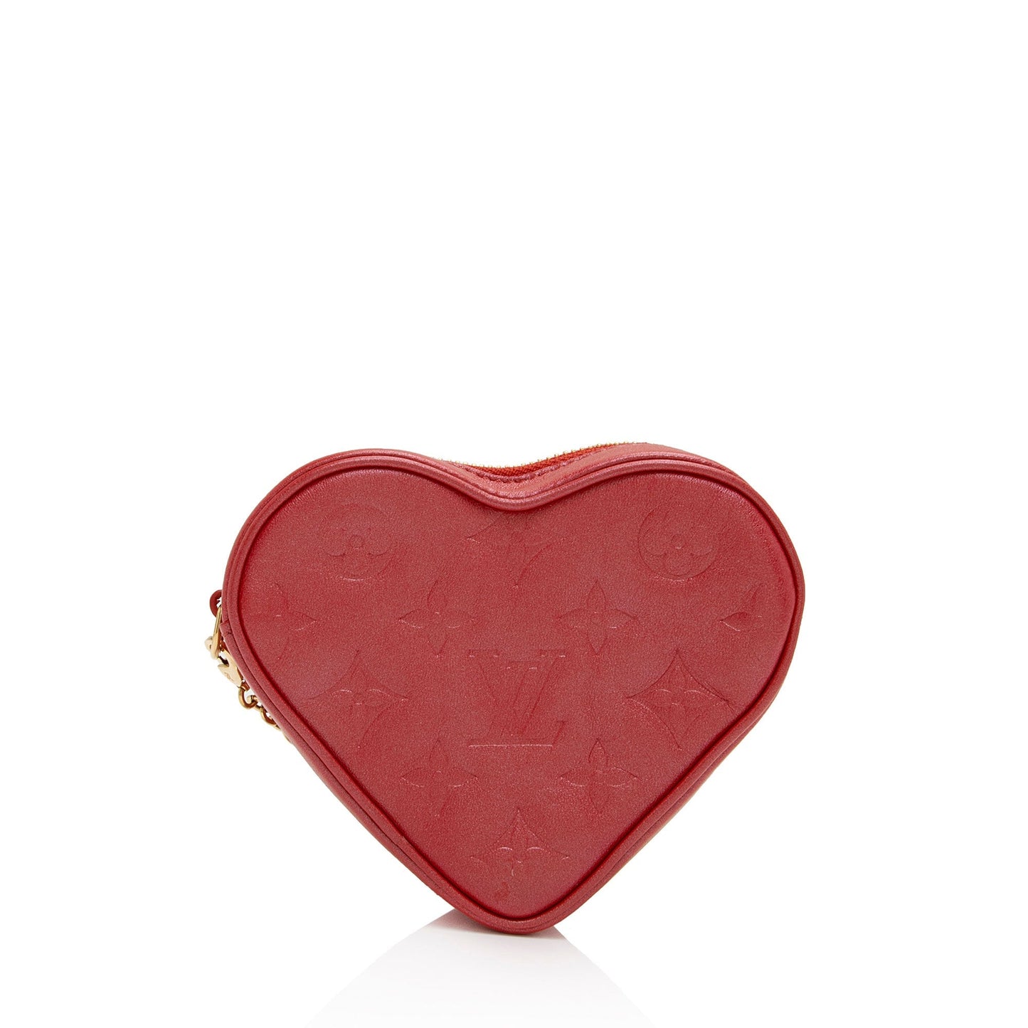 Louis Vuitton Monogram Lambskin Sac Coueur Heart on Chain (SHF-VfXfrg)
