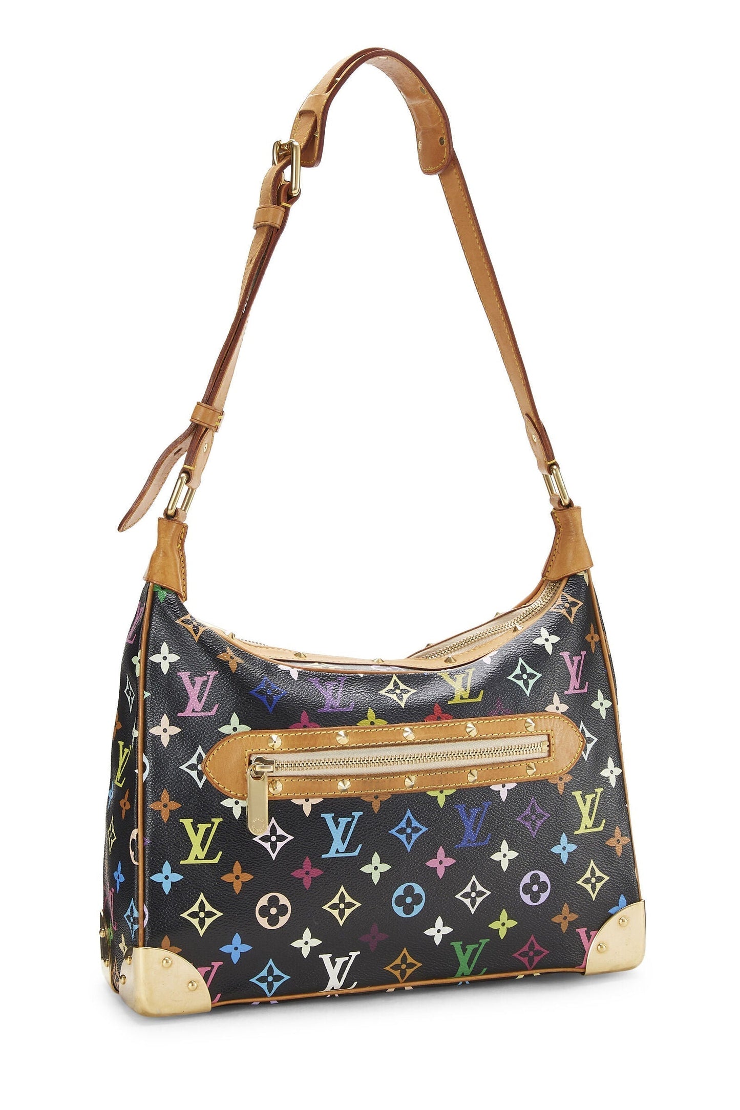 LU VI -  TAKASHI MURAKAMI BLACK MONOGRAM MULTICOLORE BOULOGNE