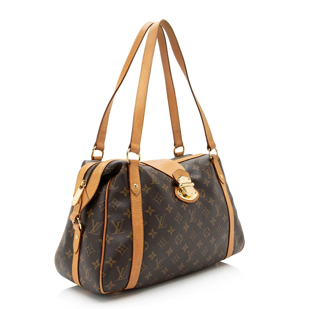 LU VI -  MONOGRAM STRESA PM SHOULDER BAG