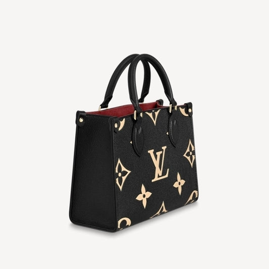 LU VI -  "ON THE GO " MONOGRAM GIANT MM TOTE