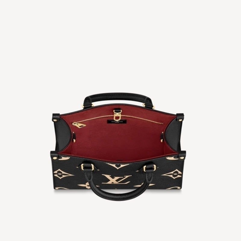 LU VI -  "ON THE GO " MONOGRAM GIANT MM TOTE