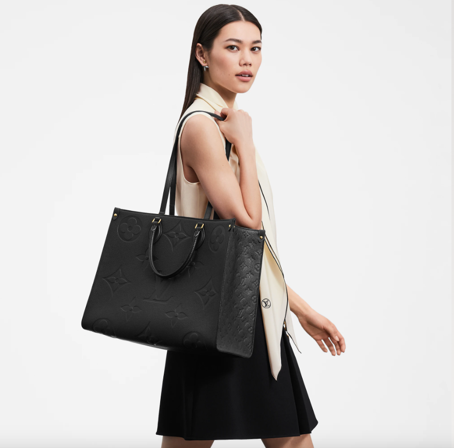 LU VI -  ON THE GO EMPREINTE LEATHER TOTE BAG