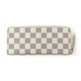 LU VI -  PORTEFEUILLE CL?MENCE WALLET WALLET DAMIER AZUR