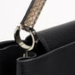 LU VI -  TAURILLON LEATHER & PYTHON SKIN CAPUCINES MM-HS