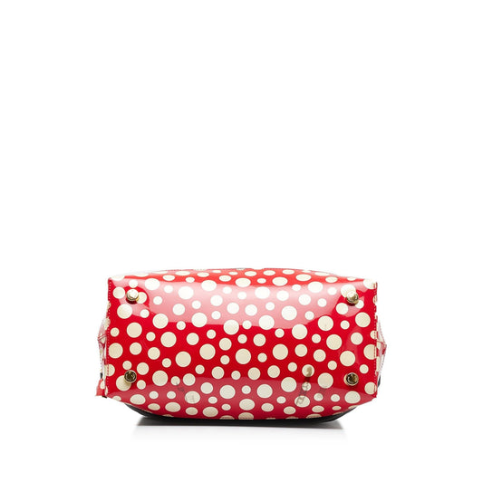 Louis Vuitton x Yayoi Kusama Monogram Infinity Dots Lockit Vertical MM (SHG-NK1aCI)