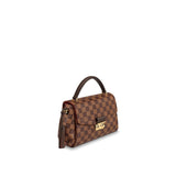 LU VI -  CROISETTE DAMIER EBENE SHOULDER BAG