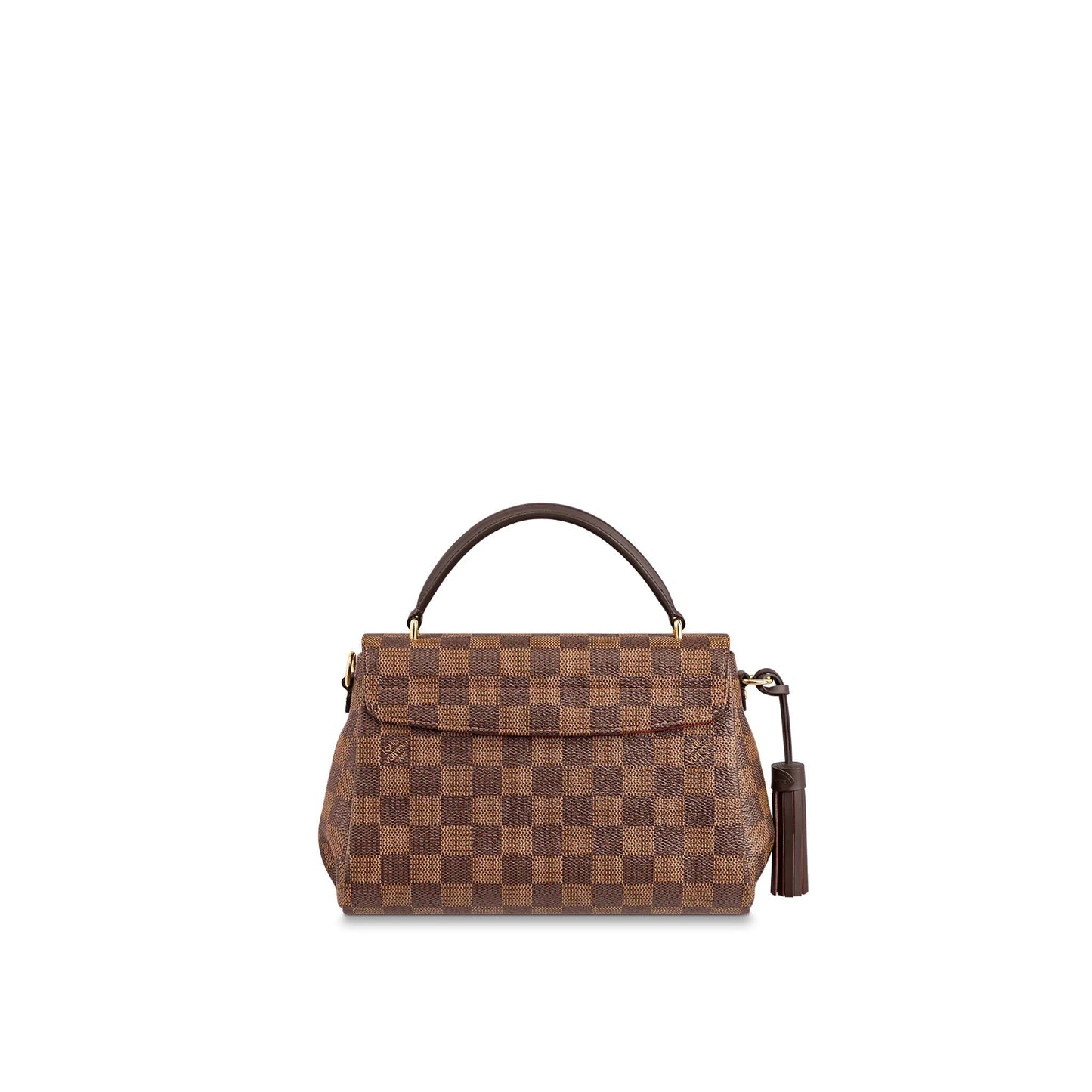 LU VI -  CROISETTE DAMIER EBENE SHOULDER BAG