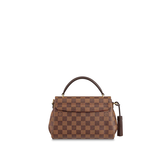 LU VI -  CROISETTE DAMIER EBENE SHOULDER BAG