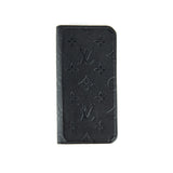 Louis Vuitton Black Empreinte Monogram iPhone X/XS Folio Case