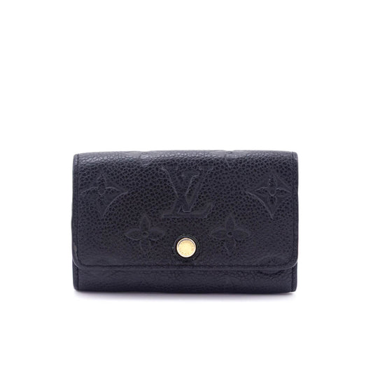 Louis Vuitton Black Empreinte Multicles 6 Key Holder