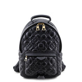Louis Vuitton Black Lambskin Malletage Flower Palm Springs PM