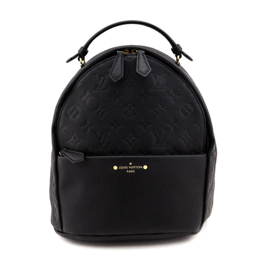 Louis Vuitton Black Monogram Empreinte Sorbonne Backpack
