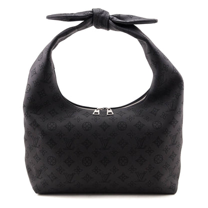 Louis Vuitton Black Monogram Mahina Why Knot MM