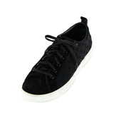 Louis Vuitton Black Suede Monogram Low Top Sneakers Size US 11 | EU 41