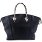 Louis Vuitton Black Veau Cachemire Python Soft Lockit MM