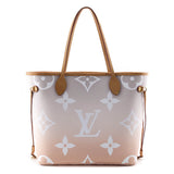 Louis Vuitton Brume Giant Monogram By The Pool Neverfull MM W/ Pouch